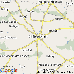 plan France Châteaubriant
