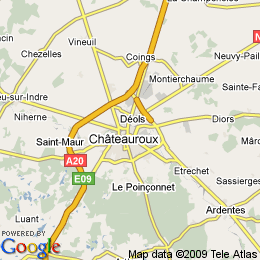 plan France Châteauroux