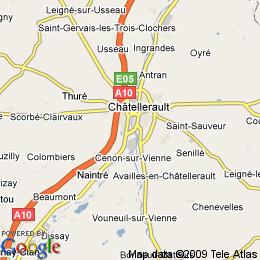 plan France Châtellerault