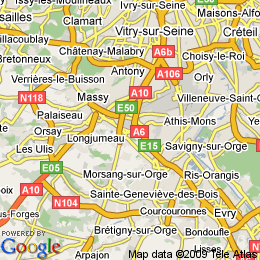 plan France Chilly-mazarin