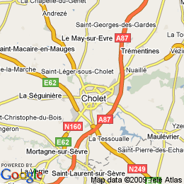 plan France Cholet