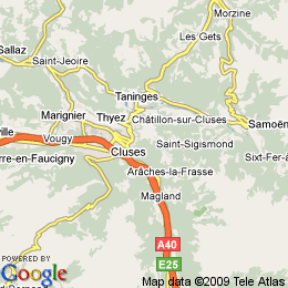 plan France Cluses