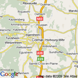 plan France Colmar