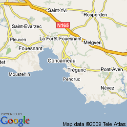 plan France Concarneau
