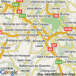 plan France Courcouronnes