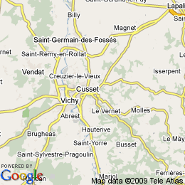 plan France Cusset
