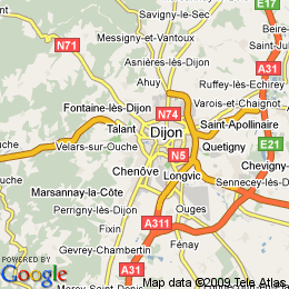 plan France Dijon