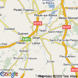 plan France Dinan