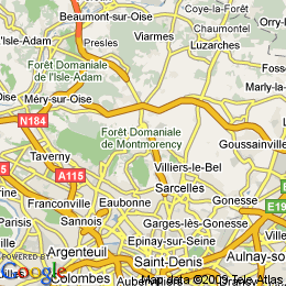 plan France Domont