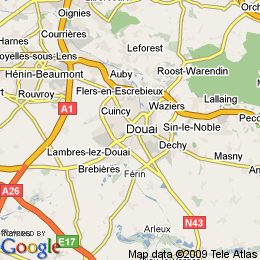 plan France Douai