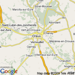plan France Dreux