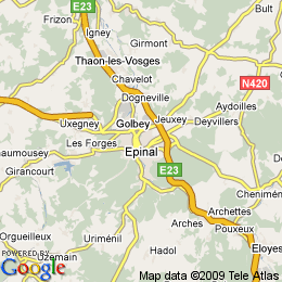 plan France Epinal