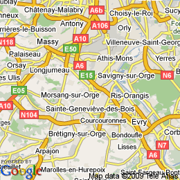 plan France Épinay-sur-orge