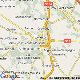 plan France Evreux