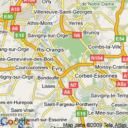 plan France Evry