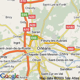 plan France Fleury-les-aubrais