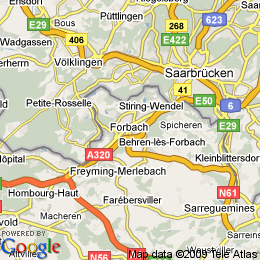 plan France Forbach