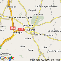 plan France Fougères