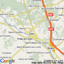 plan France Gien