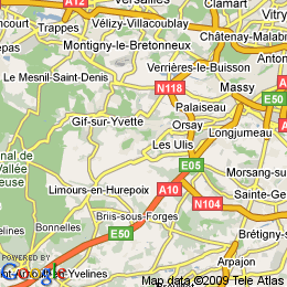 plan France Gif-sur-yvette