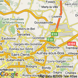 plan France Gonesse
