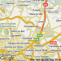 plan France Goussainville