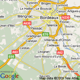plan France Gradignan