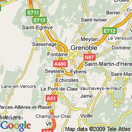 plan France Grenoble
