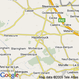 plan France Hazebrouck