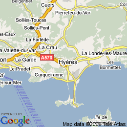 plan France Hyères