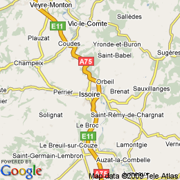 plan France Issoire