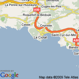 plan France La Ciotat
