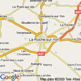 plan France La Roche-sur-yon