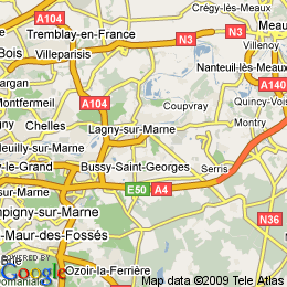 plan France Lagny