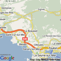 plan France Le Beausset