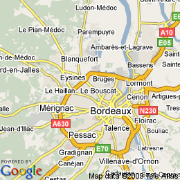 plan France Le Bouscat
