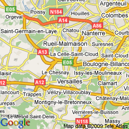plan France Le Chesnay