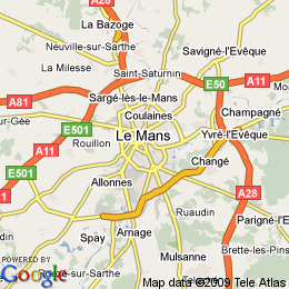 plan France LE MANS
