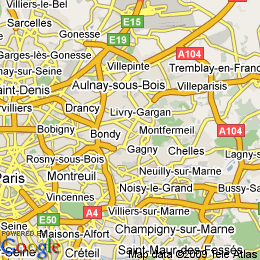plan France Le Raincy