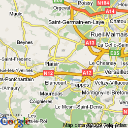 plan France les clayes sous bois