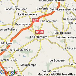 plan France Les Herbiers
