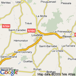 plan France Loudéac