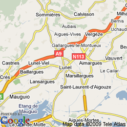 plan France Lunel