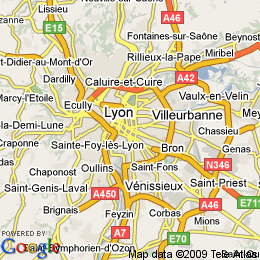 plan France Lyon