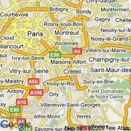 plan France Maisons-alfort