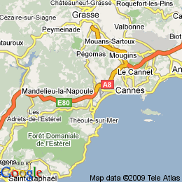 plan France Mandelieu