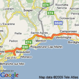plan France Menton