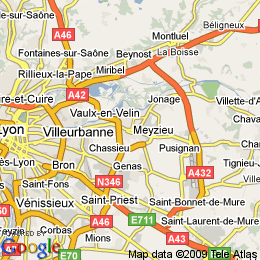 plan France Meyzieu