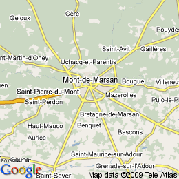plan France Mont-de-marsan