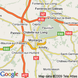 plan France Montargis